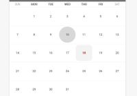 iPhone Style Calendar In Native JavaScript - iCalendar