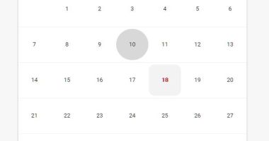 iPhone Style Calendar In Native JavaScript - iCalendar
