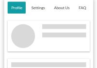Mobile Tab Navigation UI In JavaScript And CSS
