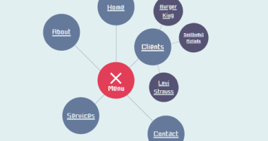 Multi-level Radial Tree Menu In Pure CSS