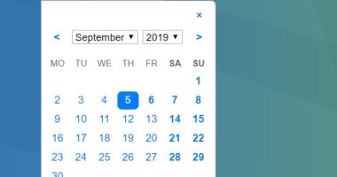 Developer-friendly Date Picker In Pure JavaScript - thedatepicker