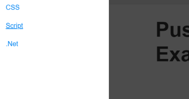 Lightweight Offcanvas Push Navigation In JavaScript - pusha