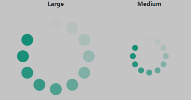 Loading-Visualization Circles