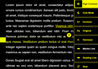 Sliding Accessibility Settings Panel In JavaScript