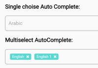 Dynamic Single Multi Select With Autocomplete - MultiSelect2