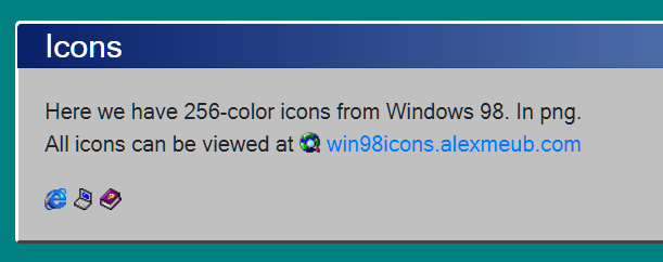 Windows 95 Theme For Bootstrap 4 - Win95.css | CSS Script
