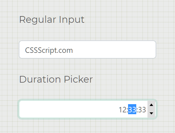 Easy Duration Picker In Vanilla JavaScript – html-duration-picker.js