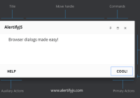 Feature-rich Dialog & Notification Popup Library - AlertifyJS