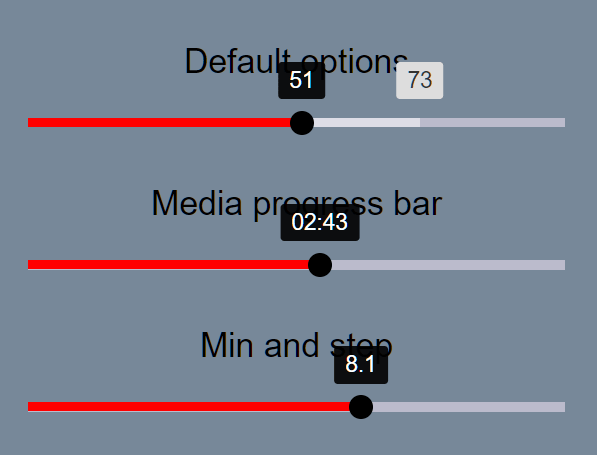 Lightweight Accessible Range Slider Component - aria-progress-range-slider  | CSS Script