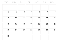 Generate Custom Monthly Calendar With JavaScript - Calendarize