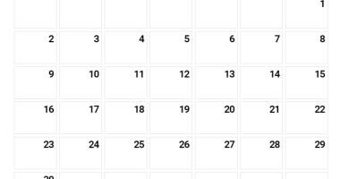 Generate Custom Monthly Calendar With JavaScript - Calendarize
