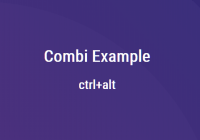 Keyboard Shortcut Handling In Pure JavaScript - Combi