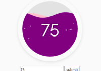 Liquid Progress Indicator With JavaScript And Canvas - fluid-meter.js