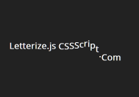 Wrap Each Character From Your Text In An HTML Element - Letterize.js