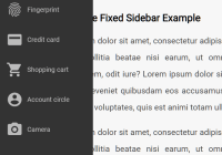 CSS Only Responsive Fixed Sidebar Navigation