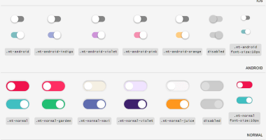 Create A Variety Of Switches With Checkbox And CSS - MoreToggles.css