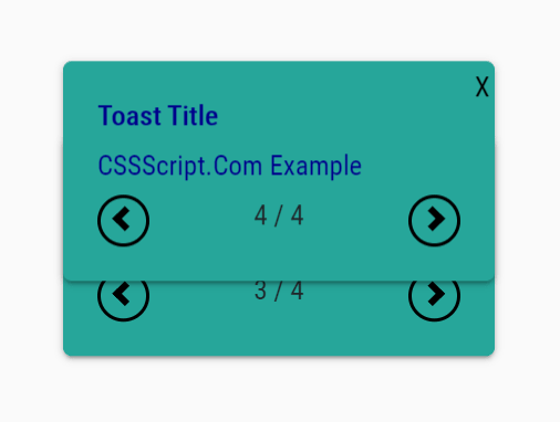 Create Stacked Toast Notification With super-toastr Library