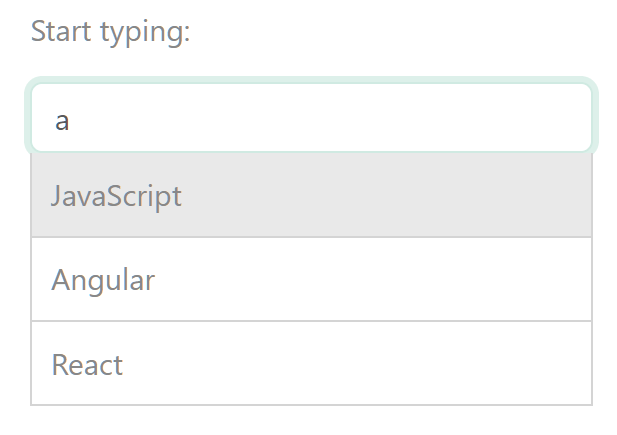 Minimal Autocomplete Library With Support For Remote & Local Data – Pickle Complete
