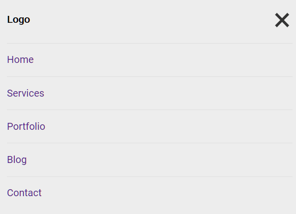 Minimal Responsive Navbar In JavaScript And CSS3