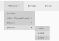 CSS Only Multi-level Nested Dropdown Navigation Menu