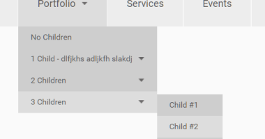 CSS Only Multi-level Nested Dropdown Navigation Menu