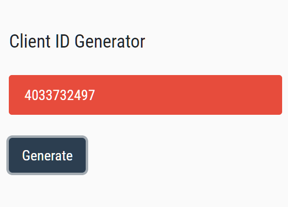 Generate Unique Client ID Per Computer – Biri.js
