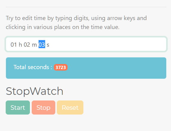 Tiny JavaScript Library For Selecting Duration – DurationPickerMaker