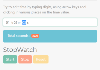 Tiny JavaScript Library For Selecting Duration - DurationPickerMaker