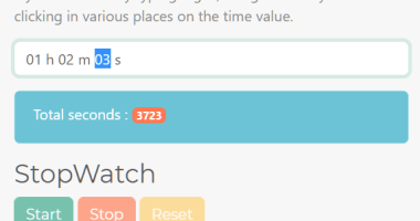Tiny JavaScript Library For Selecting Duration - DurationPickerMaker