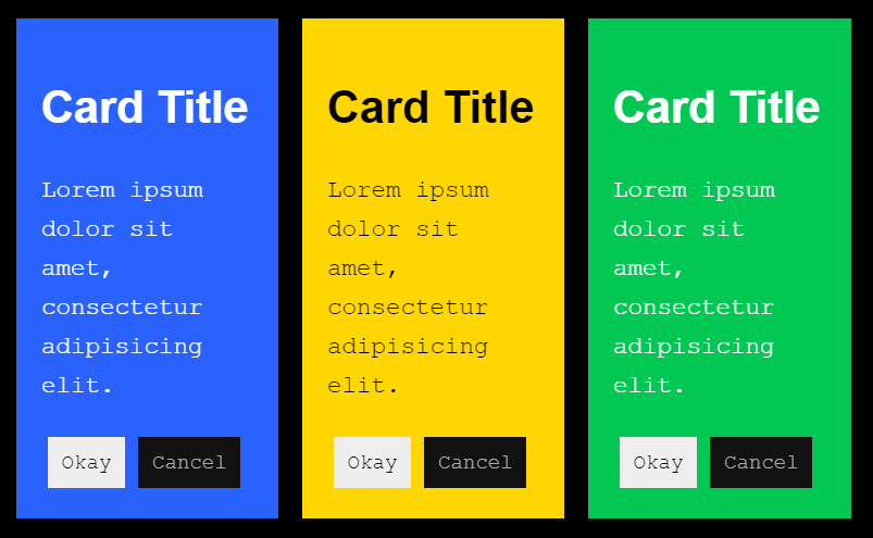 Responsive Modular CSS Framework – mono-color