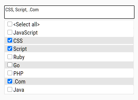 Easy Multiselect Combo Box With Checkboxes – MSFmultiSelect