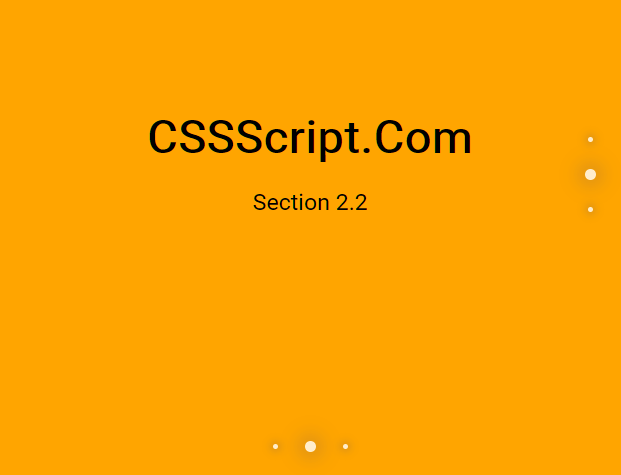 Horizontal & Vertical One Page Scroll Plugin In JavaScript – Wholepage Slider