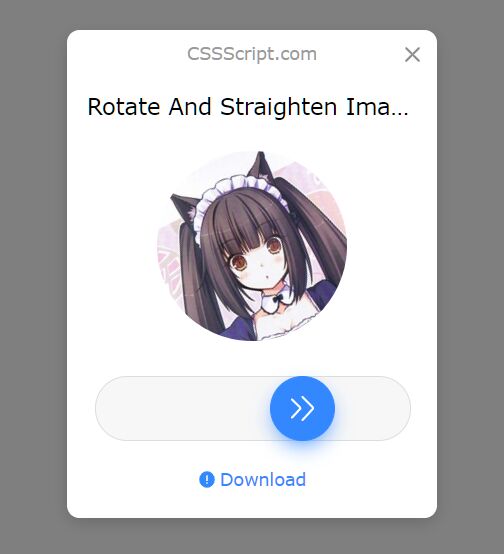 Image Rotation Captcha (Human Verification) Library – RVerify.js