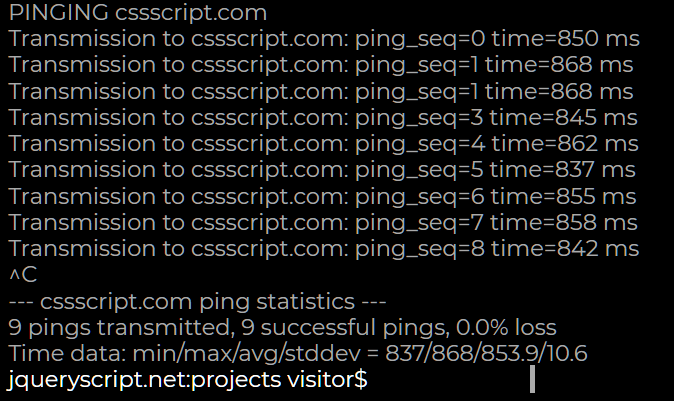Online Ping In Vanilla JavaScript – Ping.js