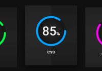 Smooth Circle Progress Indicator In SVG And CSS