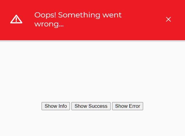 Animated Alert Banner In Vanilla JavaScript – Dismissible