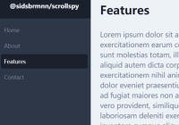 Easy Pure JavaScript Scrollspy Library For Static Webpages - scrollspy.js