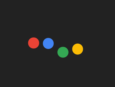 Google Inspired 4-Dot Loading Indicators In Pure CSS