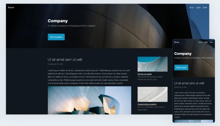 Minimal Clean CSS Design System – Pico.css