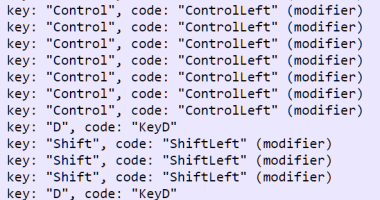 Tiny Key Binding JavaScript Library - Tinykeys.js