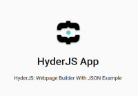 Build UI Components From JSON - HyderJS