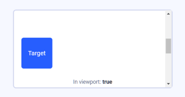 Is In Viewport Detection With IntersectionObserver API
