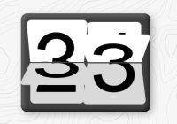 Retro Mechanical Counter In JavaScript