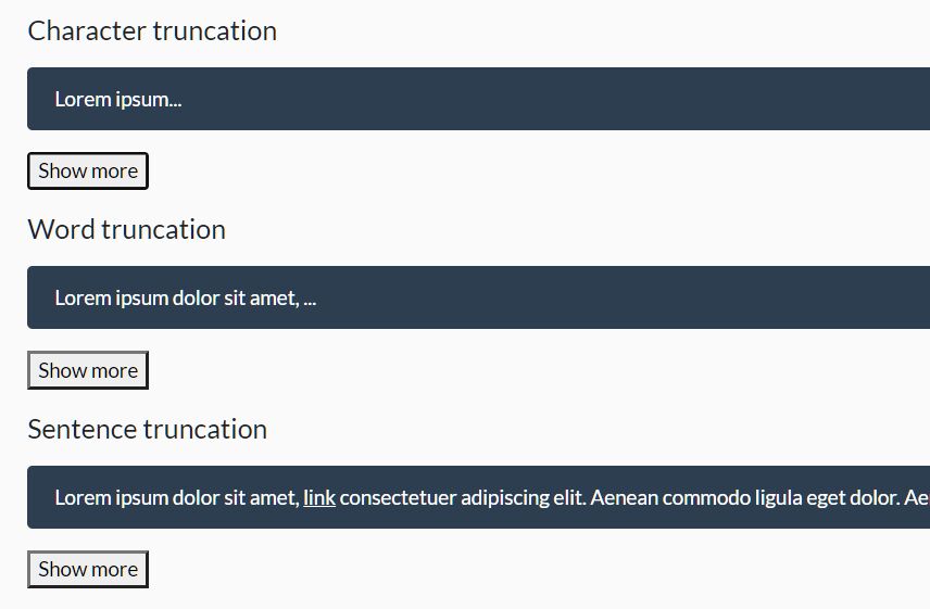 Multiline Text Truncator In Vanilla JavaScript – Cuttr.js
