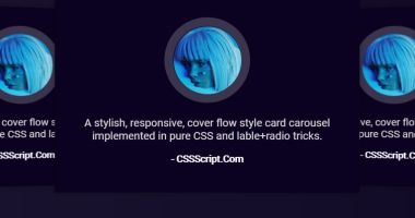 Cover Flow Style Card Carousel In Pure CSS