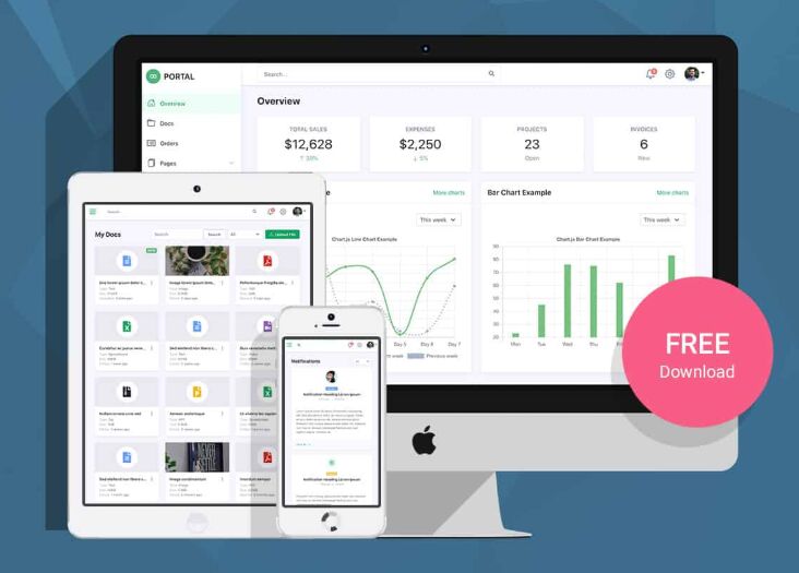Developer-friendly Bootstrap 5 Admin Kit – Portal
