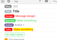 Display Appealing Logs In Web Console - PrettyLog