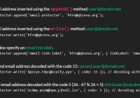 Protect Email Addresses Using ROT13 Substitution Cipher - email-protector.js