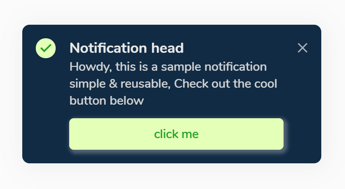 Reusable Toast-like Notification Box In Vanilla JavaScript – Foxx.js