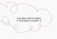 SVG Drawing JavaScript Library - svg-pen-sketch